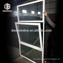 white thermal break aluminum frame fixed glass windows